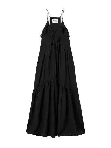 Marant Étoile Vasma Tiered Ruffled Cotton-blend Maxi Dress | Thumbnail 1 Marant Étoile Vasma Tiered Ruffled Cotton-blend Maxi Dress | Thumbnail 1