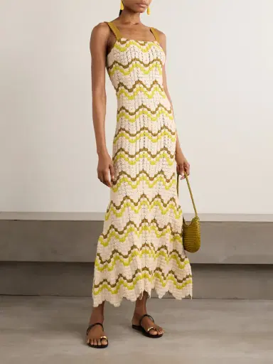 ESCVDO Marea Scalloped Crocheted Cotton Maxi Dress | Thumbnail 2 ESCVDO Marea Scalloped Crocheted Cotton Maxi Dress | Thumbnail 2