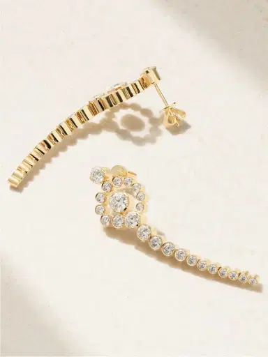 Sophie Bille Brahe Escargot De Rêve 18-karat Gold Diamond Earrings | Thumbnail 3 Sophie Bille Brahe Escargot De Rêve 18-karat Gold Diamond Earrings | Thumbnail 3