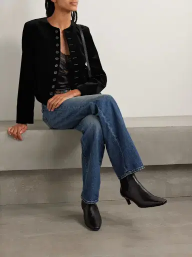 Nili Lotan Patti Cotton-blend Velvet Jacket | Thumbnail 2 Nili Lotan Patti Cotton-blend Velvet Jacket | Thumbnail 2