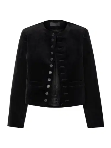 Nili Lotan Patti Cotton-blend Velvet Jacket | Thumbnail 1 Nili Lotan Patti Cotton-blend Velvet Jacket | Thumbnail 1