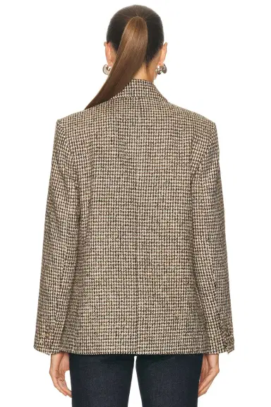 House of Dagmar Houndstooth Blazer | Thumbnail 3 House of Dagmar Houndstooth Blazer | Thumbnail 3