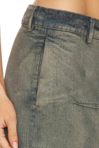 Rick Owens Denim Sliced Skirt | Thumbnail 6 Rick Owens Denim Sliced Skirt | Thumbnail 6