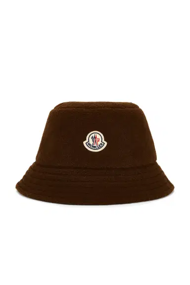 Moncler Reversible Teddy Bucket Hat | Thumbnail 1 Moncler Reversible Teddy Bucket Hat | Thumbnail 1