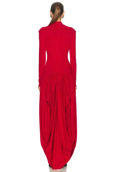 Magda Butrym Long Sleeve Dress | Thumbnail 4 Magda Butrym Long Sleeve Dress | Thumbnail 4