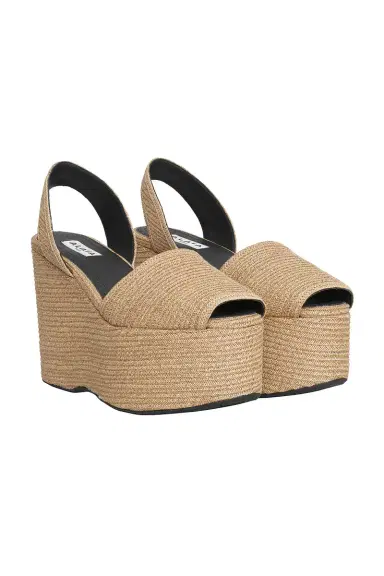 Alaïa ALAΪA Slingback Wedge | Thumbnail 1 Alaïa ALAΪA Slingback Wedge | Thumbnail 1