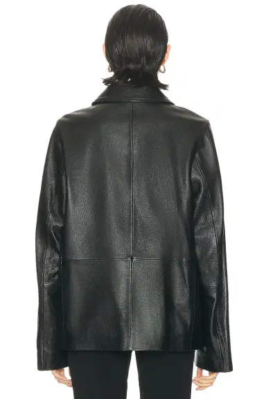TOTEME Leather Jacket | Thumbnail 4 TOTEME Leather Jacket | Thumbnail 4