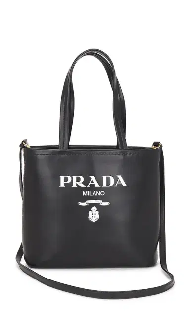 FWRD Renew Prada Vitello Logo Tote Bag | Thumbnail 8 FWRD Renew Prada Vitello Logo Tote Bag | Thumbnail 8