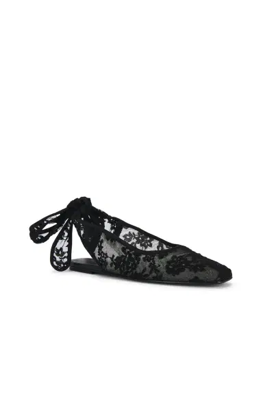 Magda Butrym Lace Ballet Flat | Thumbnail 4 Magda Butrym Lace Ballet Flat | Thumbnail 4