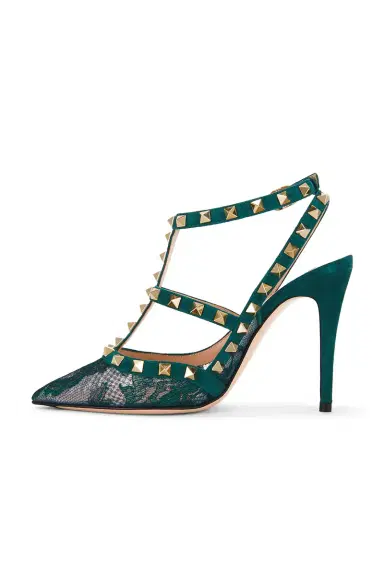 Valentino Garavani Rockstud Ankle Strap Pump | Thumbnail 5 Valentino Garavani Rockstud Ankle Strap Pump | Thumbnail 5