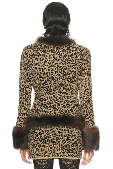 Valentino Animalier Jacquard Jacket | Thumbnail 3 Valentino Animalier Jacquard Jacket | Thumbnail 3