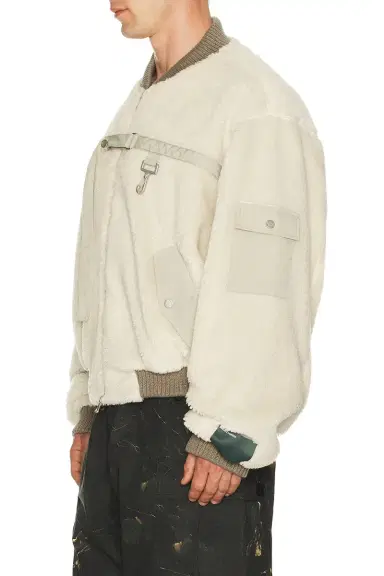 Reese Cooper Sherpa Fleece Bomber Jacket | Thumbnail 2 Reese Cooper Sherpa Fleece Bomber Jacket | Thumbnail 2