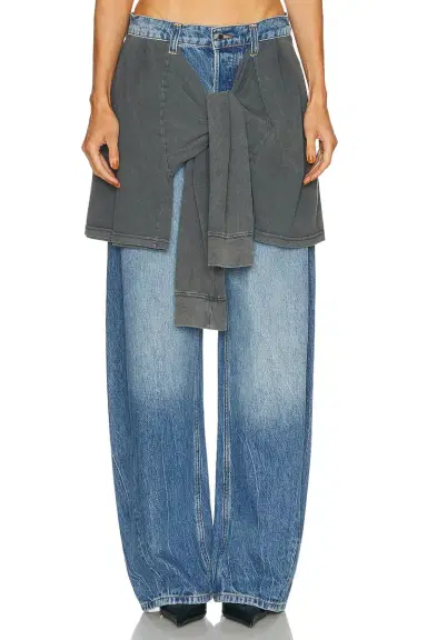 Alexander Wang Pre-Styled Straight Leg | Thumbnail 2 Alexander Wang Pre-Styled Straight Leg | Thumbnail 2