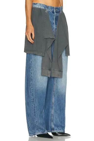 Alexander Wang Pre-Styled Straight Leg | Thumbnail 3 Alexander Wang Pre-Styled Straight Leg | Thumbnail 3