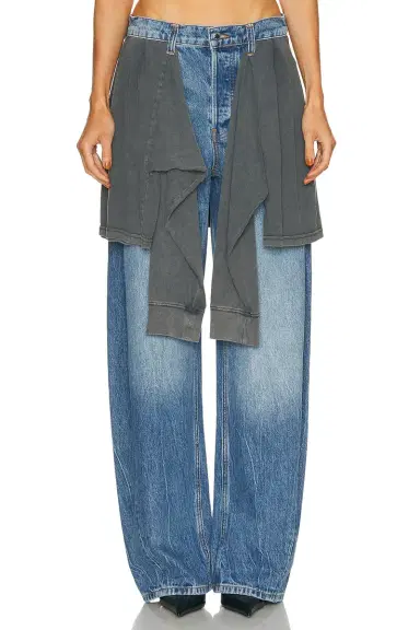 Alexander Wang Pre-Styled Straight Leg | Thumbnail 1 Alexander Wang Pre-Styled Straight Leg | Thumbnail 1
