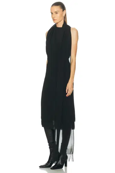 Toteme Fringed Scarf Dress | Thumbnail 2 Toteme Fringed Scarf Dress | Thumbnail 2
