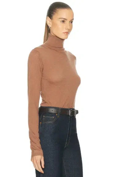 RENGGLI Cashmere Silk Fitted Turtleneck Sweater | Thumbnail 2 RENGGLI Cashmere Silk Fitted Turtleneck Sweater | Thumbnail 2