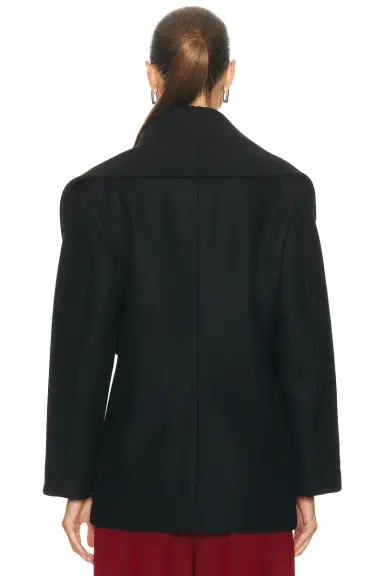 Bottega Veneta Wool Short Coat | Thumbnail 3 Bottega Veneta Wool Short Coat | Thumbnail 3