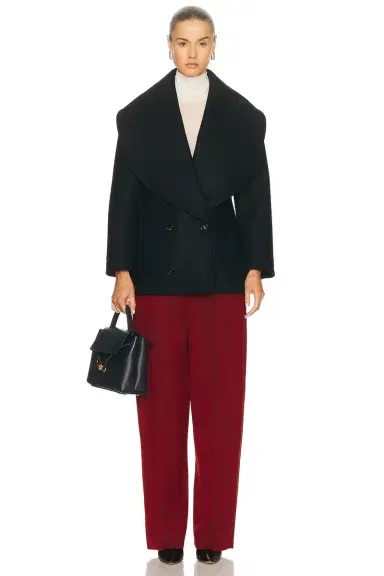 Bottega Veneta Wool Short Coat | Thumbnail 4 Bottega Veneta Wool Short Coat | Thumbnail 4
