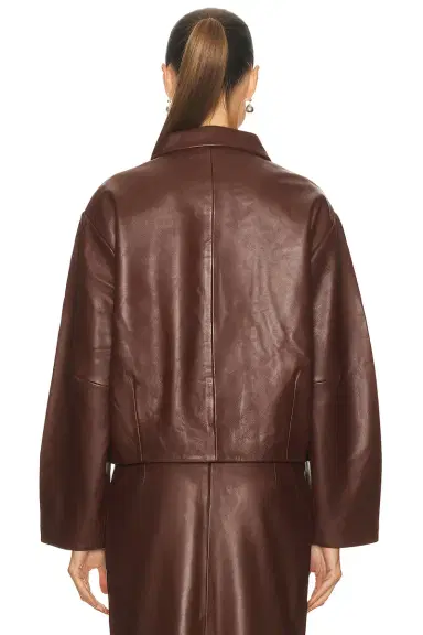 St. Agni Leather Cocoon Jacket | Thumbnail 4 St. Agni Leather Cocoon Jacket | Thumbnail 4