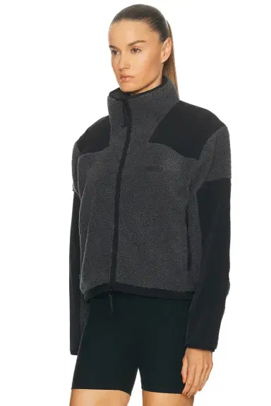 Skims Teddy Boxy Zip Up Jacket | Thumbnail 2 Skims Teddy Boxy Zip Up Jacket | Thumbnail 2