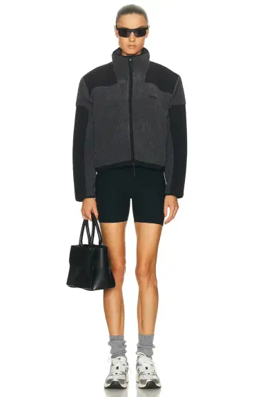 Skims Teddy Boxy Zip Up Jacket | Thumbnail 4 Skims Teddy Boxy Zip Up Jacket | Thumbnail 4