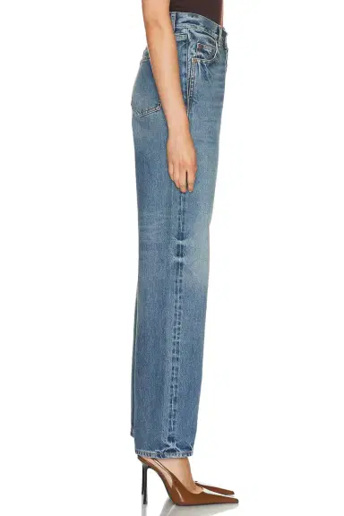 Saint Laurent V-Waist Baggy Wide Leg | Thumbnail 3 Saint Laurent V-Waist Baggy Wide Leg | Thumbnail 3