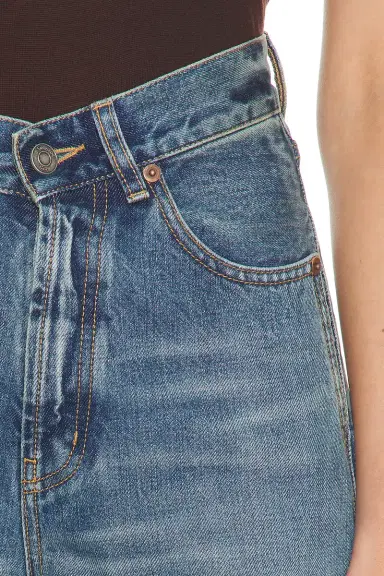 Saint Laurent V-Waist Baggy Wide Leg | Thumbnail 6 Saint Laurent V-Waist Baggy Wide Leg | Thumbnail 6