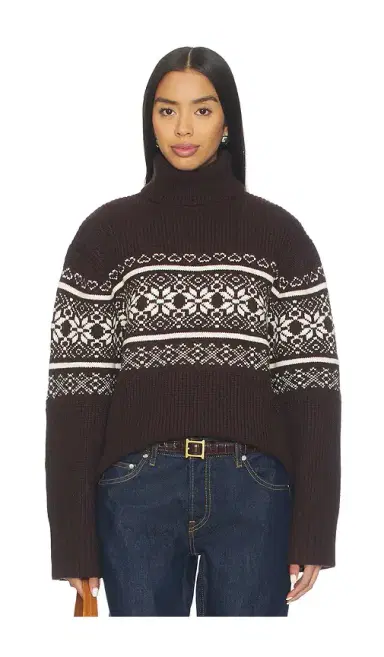 Lovers and Friends Chesca Fair Isle Turtle Neck Sweater | Thumbnail 1 Lovers and Friends Chesca Fair Isle Turtle Neck Sweater | Thumbnail 1