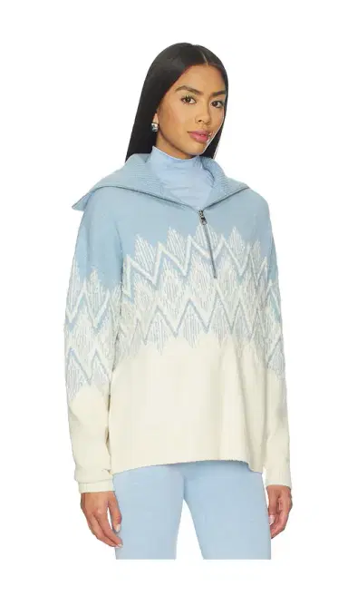 Varley Hedda Fairisle Half Zip Sweater | Thumbnail 2 Varley Hedda Fairisle Half Zip Sweater | Thumbnail 2