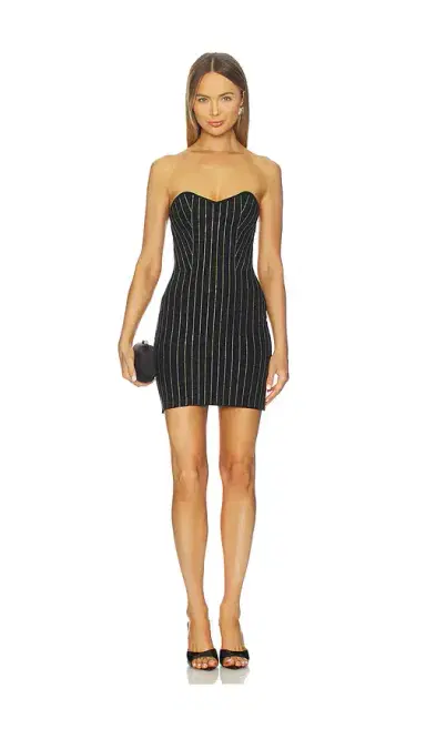 Dodiee Skyla Pinstripe Tube Dress | Thumbnail 1 Dodiee Skyla Pinstripe Tube Dress | Thumbnail 1