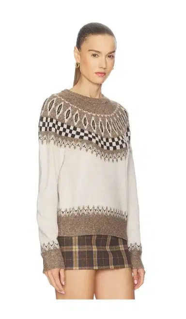 LNA Tali Fair Isle Sweater. | Thumbnail 2 LNA Tali Fair Isle Sweater. | Thumbnail 2