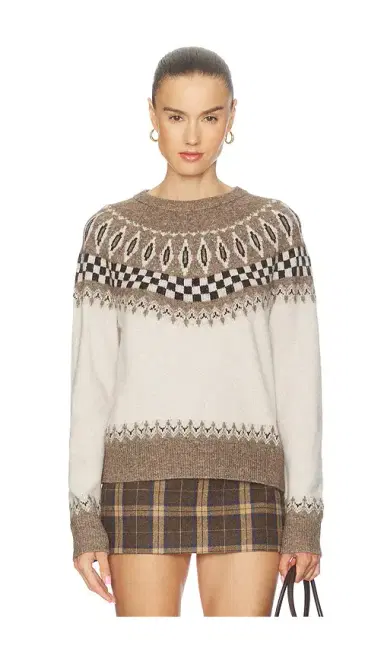 LNA Tali Fair Isle Sweater. | Thumbnail 1 LNA Tali Fair Isle Sweater. | Thumbnail 1