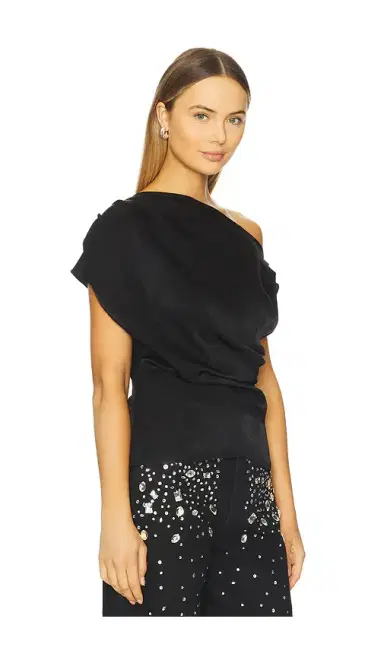 Joe's Jeans The Isla Draped Blouse | Thumbnail 2 Joe's Jeans The Isla Draped Blouse | Thumbnail 2