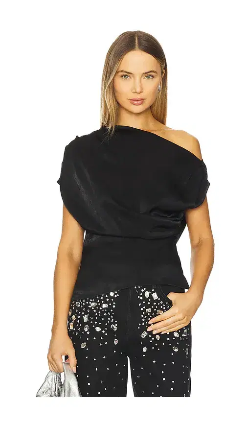 The Isla Draped Blouse The Isla Draped Blouse