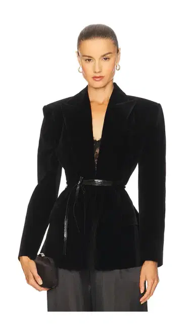 Ceren Ocak Belt Detailed Jacket | Thumbnail 1 Ceren Ocak Belt Detailed Jacket | Thumbnail 1