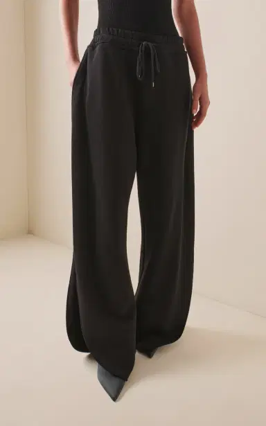 Alaïa Cotton Barrel-Leg Jogger Sweatpants | Thumbnail 3 Alaïa Cotton Barrel-Leg Jogger Sweatpants | Thumbnail 3