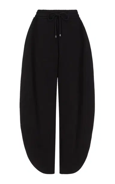 Alaïa Cotton Barrel-Leg Jogger Sweatpants | Thumbnail 1 Alaïa Cotton Barrel-Leg Jogger Sweatpants | Thumbnail 1