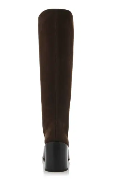 ALAÏA Square Nubuck and Leather Knee Boots | Thumbnail 4 ALAÏA Square Nubuck and Leather Knee Boots | Thumbnail 4