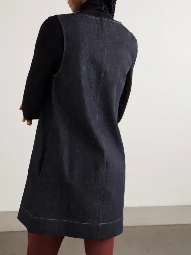 Frame The Form Denim Mini Dress | Thumbnail 3 Frame The Form Denim Mini Dress | Thumbnail 3