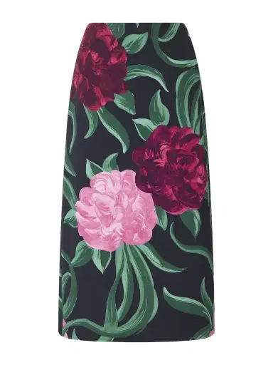 La DoubleJ Printed Satin Maxi Skirt | Thumbnail 1 La DoubleJ Printed Satin Maxi Skirt | Thumbnail 1