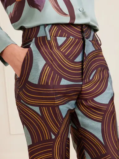 La DoubleJ Hendrix Cropped Jacquard Straight-leg Pants | Thumbnail 6 La DoubleJ Hendrix Cropped Jacquard Straight-leg Pants | Thumbnail 6
