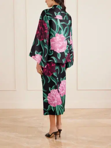 La DoubleJ Make An Exit Floral-print Silk-twill Blouse | Thumbnail 4 La DoubleJ Make An Exit Floral-print Silk-twill Blouse | Thumbnail 4