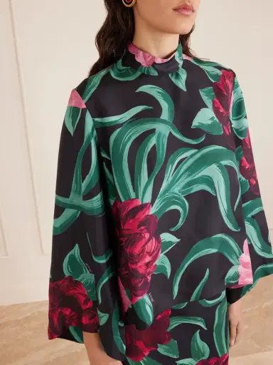 La DoubleJ Make An Exit Floral-print Silk-twill Blouse | Thumbnail 5 La DoubleJ Make An Exit Floral-print Silk-twill Blouse | Thumbnail 5