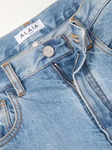 Alaïa Round High-rise Barrel-leg Jeans | Thumbnail 5 Alaïa Round High-rise Barrel-leg Jeans | Thumbnail 5