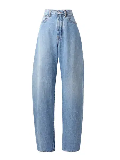 Alaïa Round High-rise Barrel-leg Jeans | Thumbnail 1 Alaïa Round High-rise Barrel-leg Jeans | Thumbnail 1
