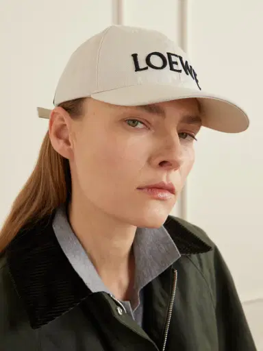 Loewe + Louis Wain Leather-trimmed Embroidered Cotton-canvas Baseball Cap | Thumbnail 2 Loewe + Louis Wain Leather-trimmed Embroidered Cotton-canvas Baseball Cap | Thumbnail 2