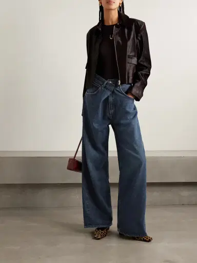 AGOLDE Vana Draped Low-rise Wide-leg Jeans | Thumbnail 2 AGOLDE Vana Draped Low-rise Wide-leg Jeans | Thumbnail 2