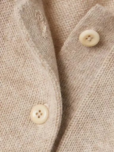 The Elder Statesman Laurel Cashmere Polo Sweater | Thumbnail 4 The Elder Statesman Laurel Cashmere Polo Sweater | Thumbnail 4