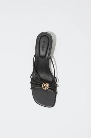 Simkhai Amaya Leather Strappy Kitten Heel | Thumbnail 3 Simkhai Amaya Leather Strappy Kitten Heel | Thumbnail 3